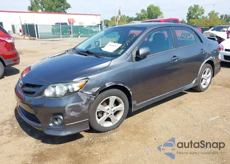 2012 Toyota Corolla S z USA, uszkodzony, nr VIN 2T1BU4EEXCC848552